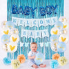 Baby Boy Baby Shower Decorations, 1 Set, Blue, for Gender Reveal