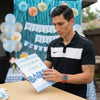 Baby Boy Baby Shower Decorations, 1 Set, Blue, for Gender Reveal